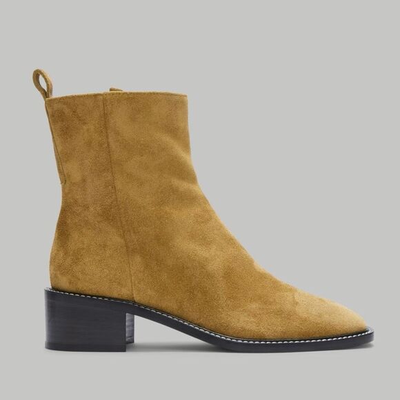 Everlane The City Boot Toasted Almond Suede Size 8.5 NWB - Picture 3 of 16